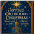 Joyous Orthodox Christmas Card - Mosaic Orthodox Church and Star Design with Faith and Wonder Message
