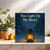 You Light Up My Heart Lantern Winter Scene Love/Anniversary Card - Romantic Square Greeting Card, 145mm x 145mm, Includes Kraft Envelope