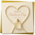 Mother's Day Card for Mum - Pearl Heart and Perfume Design, Elegant Square Greeting Card, 145mm x 145mm, Love You, Includes Gold Envelope