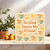 So Glad You're My Friend Friendship Card - Tea Cup & Lemon Design - 145mm x 145mm Square Greeting Card for Friend - Cute Floral -, Includes Gold Envelope