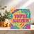 You're Amazing Thank You Card - Colourful Bold Typography, 145mm x 145mm Square Greeting Card - Appreciation, Congratulations, Well Done, Includes Pink Envelope