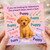 Valentine's Day Card - Funny Cute Puppy Dog Hint - Humorous Love Card with Adorable Puppy Illustration - Perfect for Boyfriend, Girlfriend, Husband or Wife