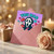 Funny 'You Had Me At Hello' Spooky Mask Love Card - Cute Horror Phone & Hearts Design - Romantic Anniversary or Valentine's Day Card