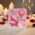 Head Over Heels For You Card - Cute Love and Anniversary Greeting for Partner, Romantic Hearts and Disco Ball Design