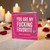 You Are My Fucking Favourite Birthday Card - Funny Rude Adult Humour - For Him or Her, Boyfriend, Girlfriend, Husband, Wife - Pink Heart Design
