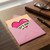 Father's Day Card from Daughter for Dad - 'Daddy's Girl' Pink Heart Banner, Cute Tattoo-Style Design