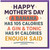 Funny Mother's Day Card for Mum - Happy Mother's Day Banana vs Gin & Tonic Calories Joke - Humorous Drinks Pun - Enough Said