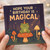 Magical Birthday Card - Cute Frog on Toadstool in Enchanted Woodland, 'Hope Your Birthday Is Magical'