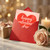 Valentine’s Day Card - Red Heart Watercolour-Style Design with Script Text - Romantic Love Greeting Card for Him or Her