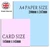Thinking of You Card - Cute Teddy Bear with Daisies, Starry Night Illustration, Square Greeting Card, 145mm x 145mm, Includes Kraft Envelope