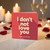 Funny Valentine's Day Card - I Don't Not Love You - Humorous Love Card for Partner, Boyfriend or Girlfriend