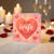 To My Wife Valentine's Day Card - Romantic Heart Design, Cute Love Card for Wife, Happy Valentines, Anniversary for Her