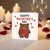 Cute Bear Valentine’s Day Card - Adorable Cartoon Bear Holding Heart with Red Hearts - Romantic Love Card for Partner, Boyfriend, Girlfriend, Husband or Wife