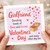 Girlfriend Valentine's Day Card - Sending Loads of Love and Kisses - Cute Hearts Design - Romantic Card for Girlfriend, Her
