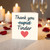 Funny 'Thank You Tinder' Anniversary Card for Partner - Cupid Crossed Out Heart Design - Valentine's Day Card for Boyfriend, Girlfriend, Husband or Wife