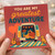 You Are My Greatest Adventure Card - Romantic Anniversary & Valentine’s Day Card for Partner, Husband, Wife, Boyfriend or Girlfriend - Campervan Couple and Dog Illustration