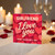 Girlfriend Valentine's Day Card - I Love You - Romantic Hearts Design - Loving Card for Her
