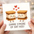 Cheeky S'mores Pun Love Card for Boyfriend, Girlfriend or Partner - Funny Naughty Anniversary/Valentine's Card - Cute Kawaii Marshmallow Couple