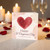 St Dwynwen's Day Card - Happy St Dwynwen’s Day - Romantic Welsh Love Card with Red Heart & Floral Line Art for Partner, Husband, Wife, Boyfriend or Girlfriend