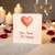 You Make Me Happy Heart Balloon Card - Romantic Love & Anniversary Card for Partner, Boyfriend, Girlfriend, Husband or Wife