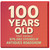 Funny 100th Birthday Card - 100 Years Old Equals 876,582 Episodes of Antiques Roadshow - Bold Retro Typography Humour for a Centenarian