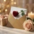Forever & Always Red Rose Greeting Card - Romantic Anniversary Card for Wife, Husband or Partner, Valentine's Day Love