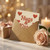 Hugs & Kisses Love Card - Romantic Greeting Card with Knitted Hearts Design, Blank Inside for Anniversary, Valentine's Day or Just Because