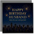 Husband Birthday Card, Happy Birthday Husband Card with Fireworks and City Skyline