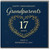 Grandparents 17th Anniversary Card, Happy Anniversary Card for Grandparents