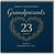 Grandparents Happy Anniversary Card 23 Years, Wonderful Day Anniversary Card