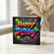 Happy Birthday Graffiti Street Art Card - Colourful Spray Paint Design on Brick Wall - Fun Urban Birthday Card for Teens, Adults, Him or Her