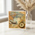 Vintage Travel Birthday Card - Map, Compass and Aeroplane Design - Happy Birthday Enjoy the Journey - Adventure Theme for Travellers
