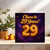 29th Birthday Card, Cheers to 29 Years Gold Number 29 Birthday Card