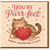 You're Purr-fect Cat Valentine's Day Card - Cute Pun Love Card with Cat Hugging Heart Yarn Ball - For Boyfriend, Girlfriend, Husband, Wife or Partner