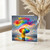 Happy Birthday Card - Rainbow Umbrella in the Rain with Rainbow and Confetti - Bright Colourful Illustrated Birthday Greeting Card for Anyone