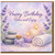 Happy Birthday Card - Relax and Enjoy - Lavender Spa Watercolour with Candles, Stones and Towel - Calming Wellness Theme - For Her or Him