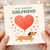 Girlfriend Card, To My Gorgeous Girlfriend Romantic Card