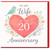 20th Anniversary Card for Wife