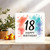 18th Birthday Card, Colourful Watercolour Happy Birthday Card