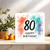 80th Birthday Card, Happy Birthday Card for 80 Year Old