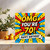 70th Birthday Card, OMG You’re 70 Happy Birthday Comic Style Card
