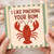 I Like Pinching Your Bum Lobster Card - Funny Rude Love/Anniversary Greeting Card for Partner, Boyfriend or Girlfriend - Cheeky Romantic Humour
