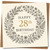 28th Birthday Card, Elegant Floral Wreath Birthday Card