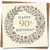 90th Birthday Card, Happy 90th Birthday Floral Wreath Card