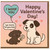 Funny Dog Valentine’s Day Card - I Woof You, I Go Mutts for Your Butt - Cute Puppy Love Pun, Cheeky Romantic Card for Partner