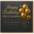 Great Grandma Birthday Card, Happy Birthday Great Grandma Card with Gold Balloons