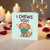 I Chews You Puppy Love Card - Cute Dog Pun Valentine's or Anniversary Greeting Card with Puppy Holding Heart - Funny Romantic for Partner