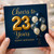 23rd Birthday Card, Cheers to 23 Years Happy Birthday Card
