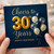 30th Birthday Card Cheers to 30 Years Happy Birthday Balloon Design