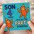 Son 4th Birthday Card, Let’s Get The Party Started Monkey Design